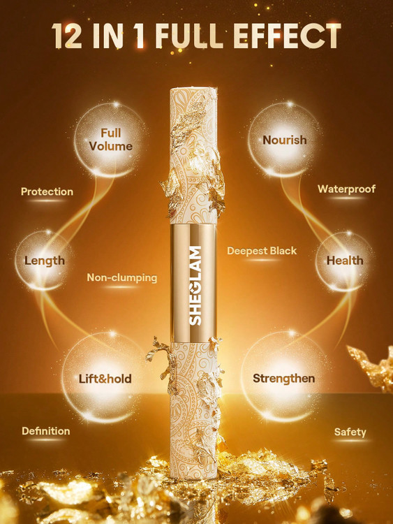 ریمل ضد آب و تغذیه کننده طلای 24 عیار شیگلم