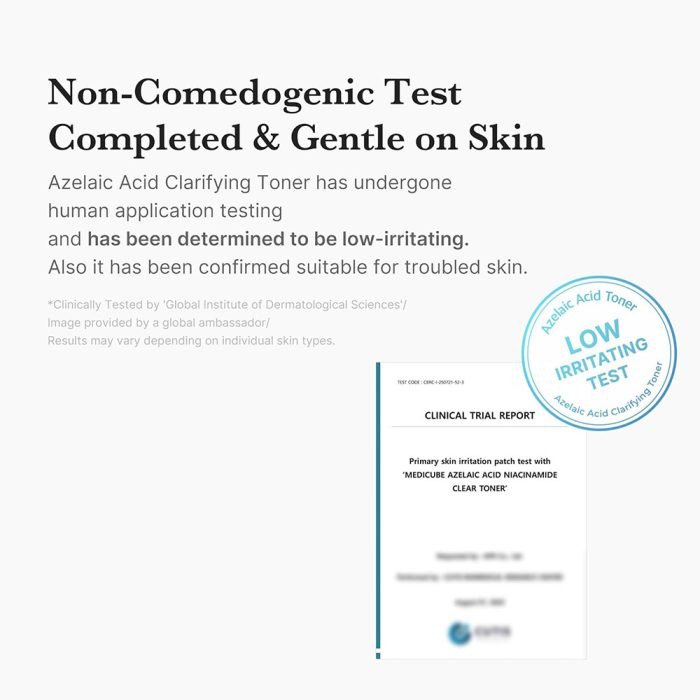 تونر آزلائیک اسید و نیاسینامید مدی کیوب ضدالتهاب، قرمزی و روشن کننده پوست